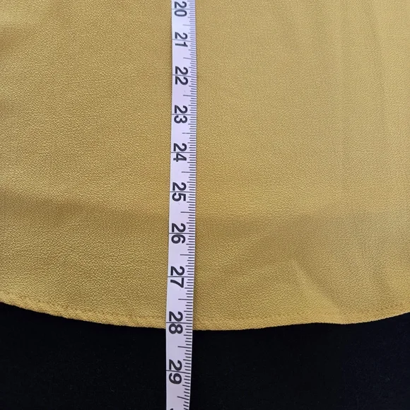 Cupio Womens Flowy Bell Sleeve Top Goldenrod XL - Picture 8 of 9